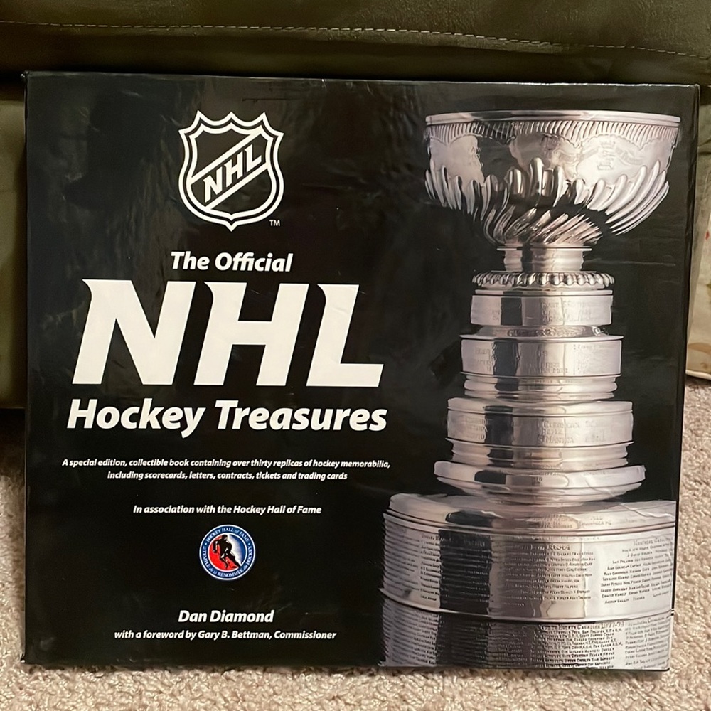 🖤NHL Hockey Treasures Collectible Book